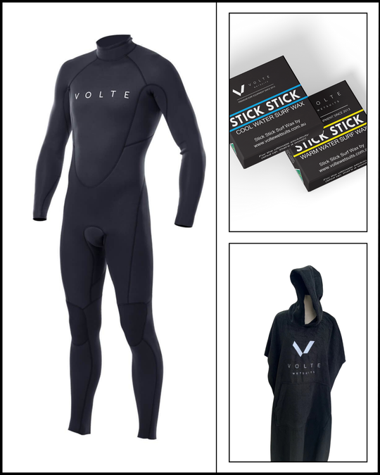 Mens Vital Steamer, Poncho & Wax Bundle