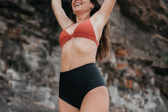 Rust Bralette Bikini Top