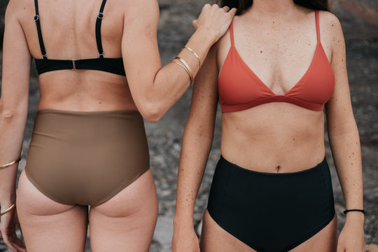 Bronze High Waist bikini Bottoms