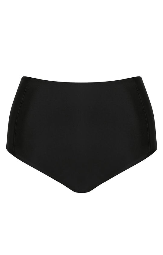 Black High Waist Bikini Bottoms