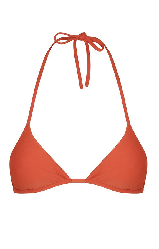 Rust Triangle Bikini Top