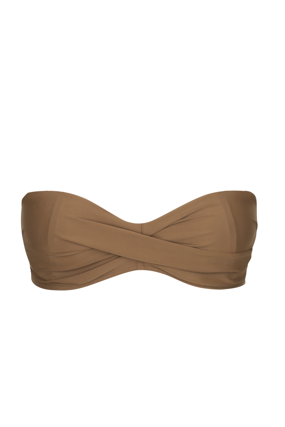 Bronze Bandeau Bikini Top