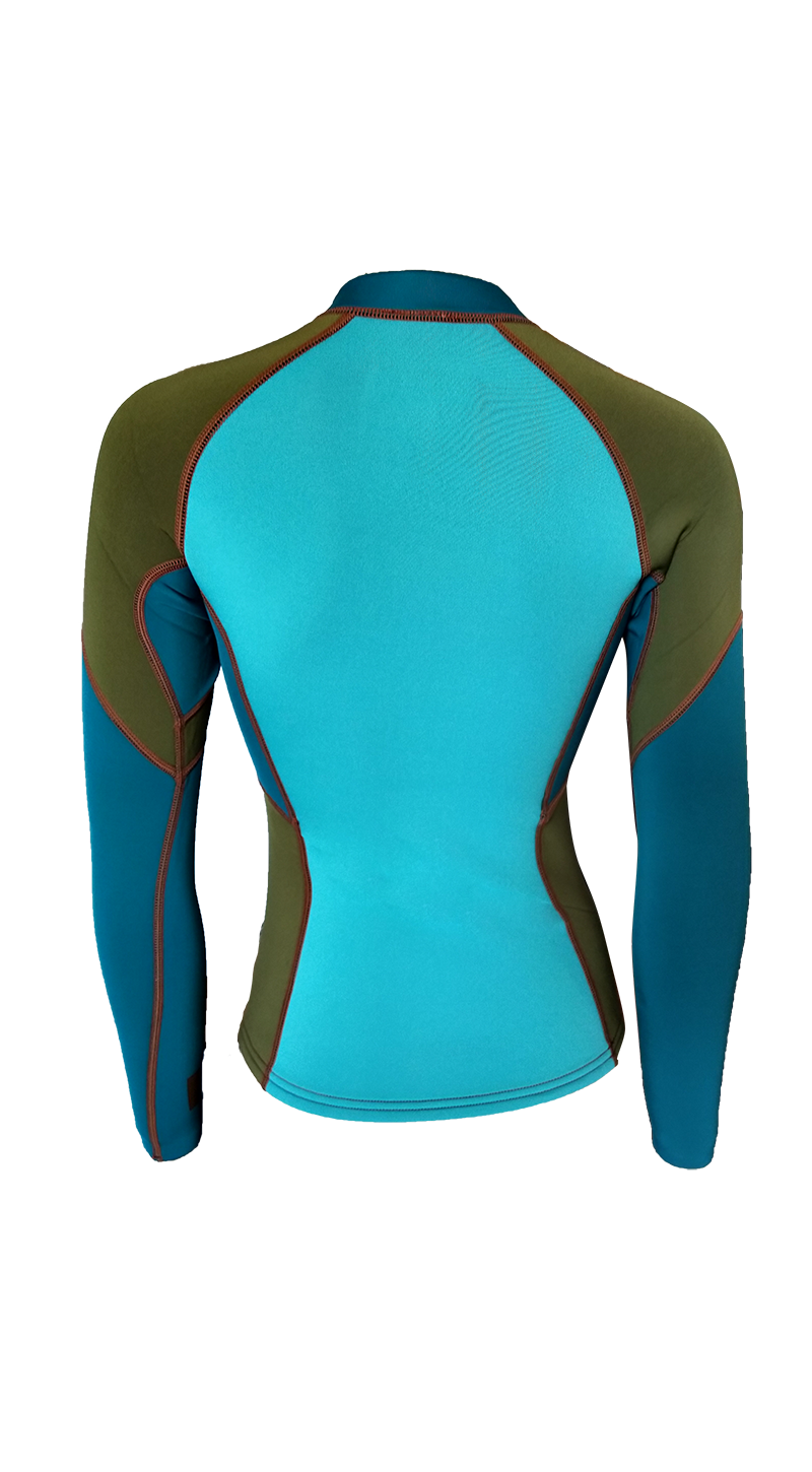 Womens Premium 2x2 Front-Zip Jacket - Volte Wetsuits Australia