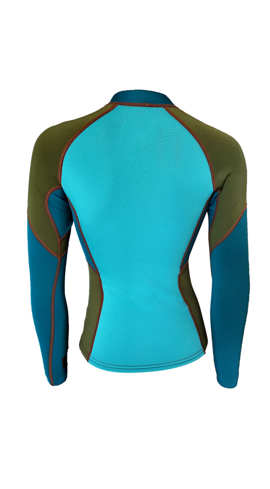 Womens Premium 2x2 Front-Zip Jacket - Volte Wetsuits Australia