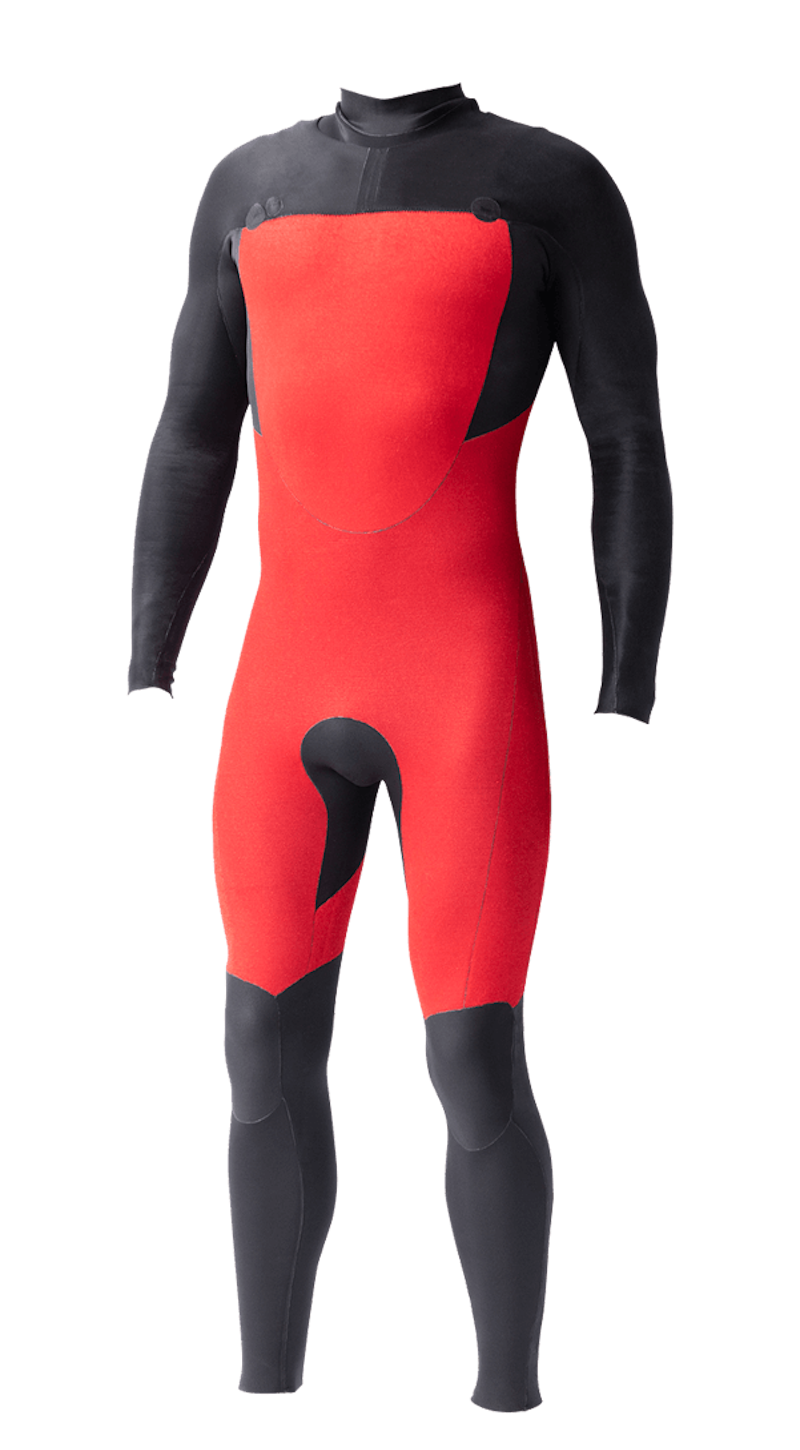 Mens Vital PLUS  3x2 Chest-Zip Steamer - Volte Wetsuits Australia