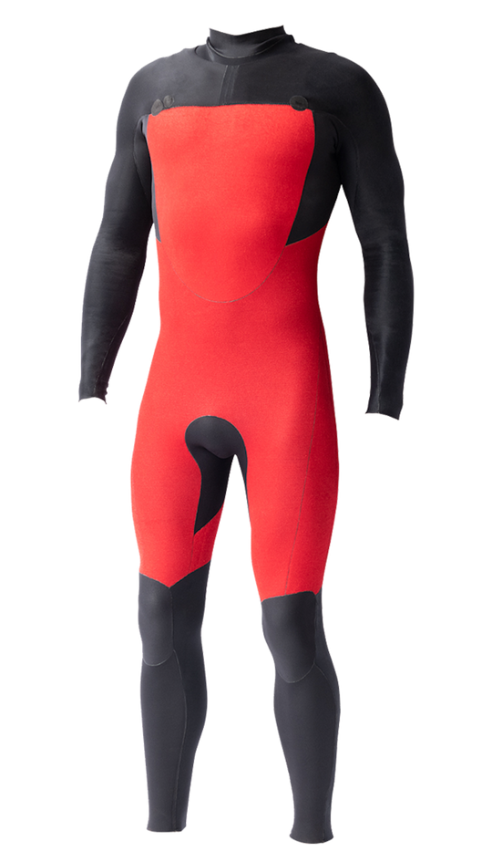 Mens Vital PLUS  4x3 Chest-Zip Steamer - Volte Wetsuits Australia