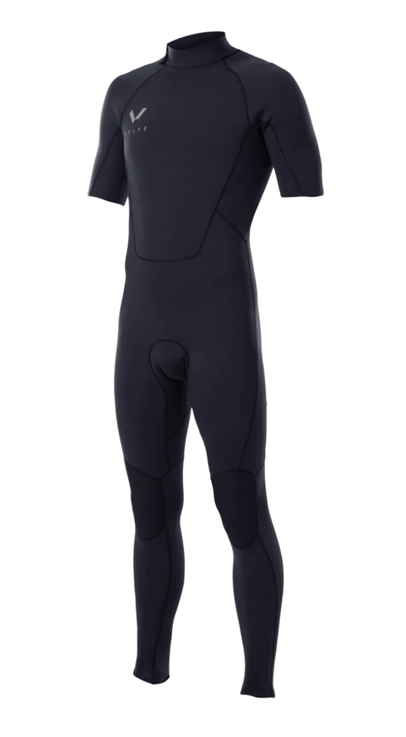 Mens Premium 2x2 Back-Zip S/S Steamer - Volte Wetsuits Australia