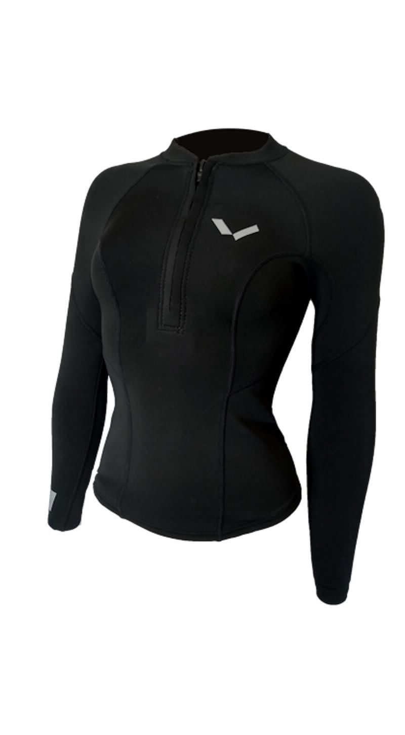 Womens Premium 2.2mm Front-Zip Jacket - Volte Wetsuits Australia