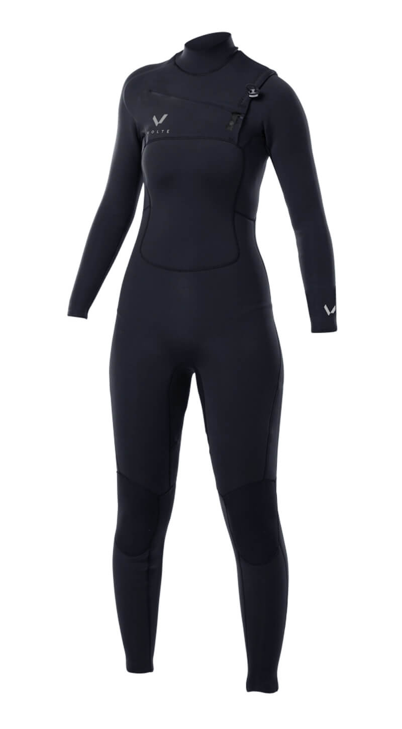 Womens Premium 3x2 Chest-Zip Steamer - Volte Wetsuits Australia