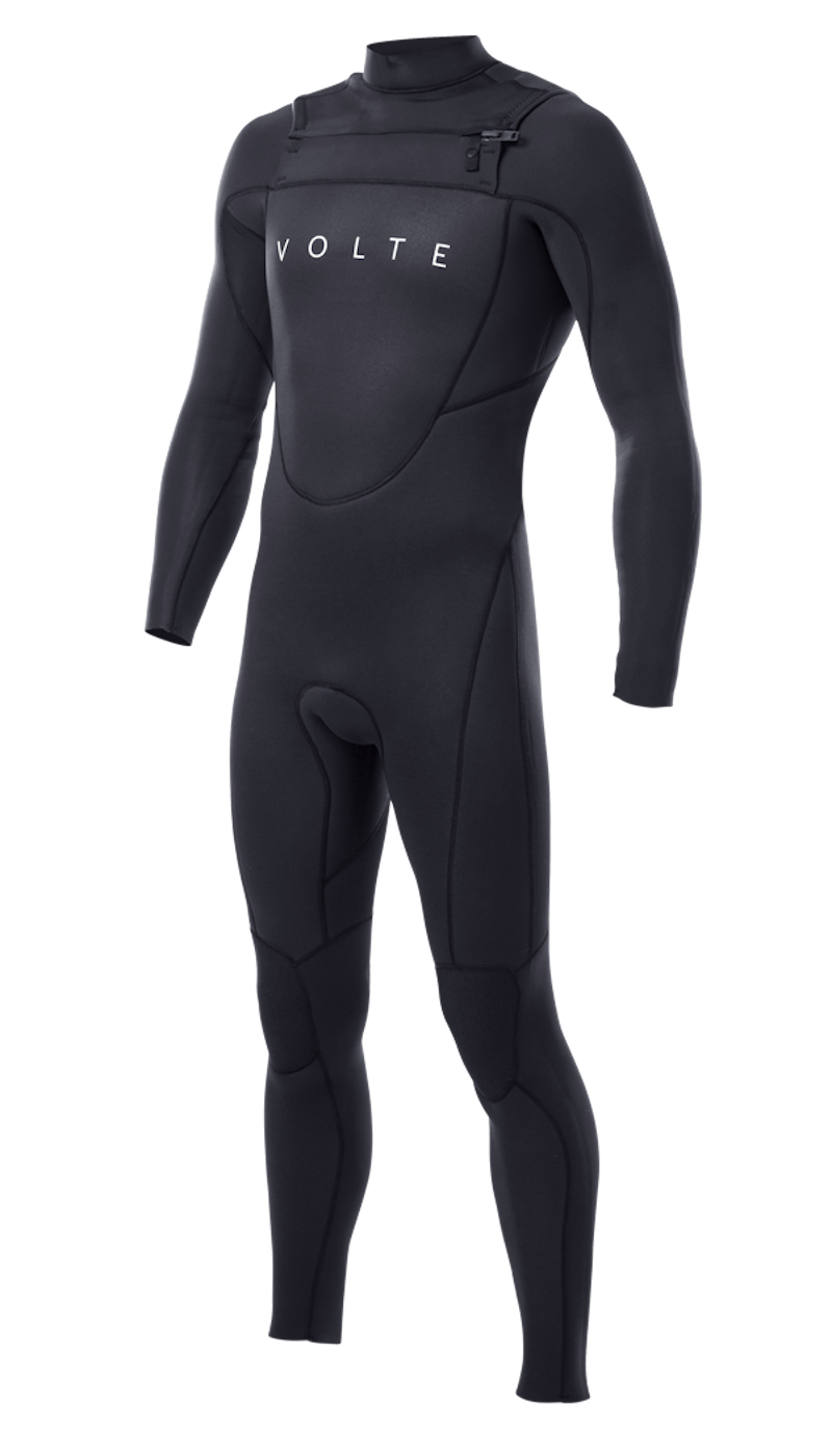 Mens Vital PLUS  4x3 Chest-Zip Steamer - Volte Wetsuits Australia