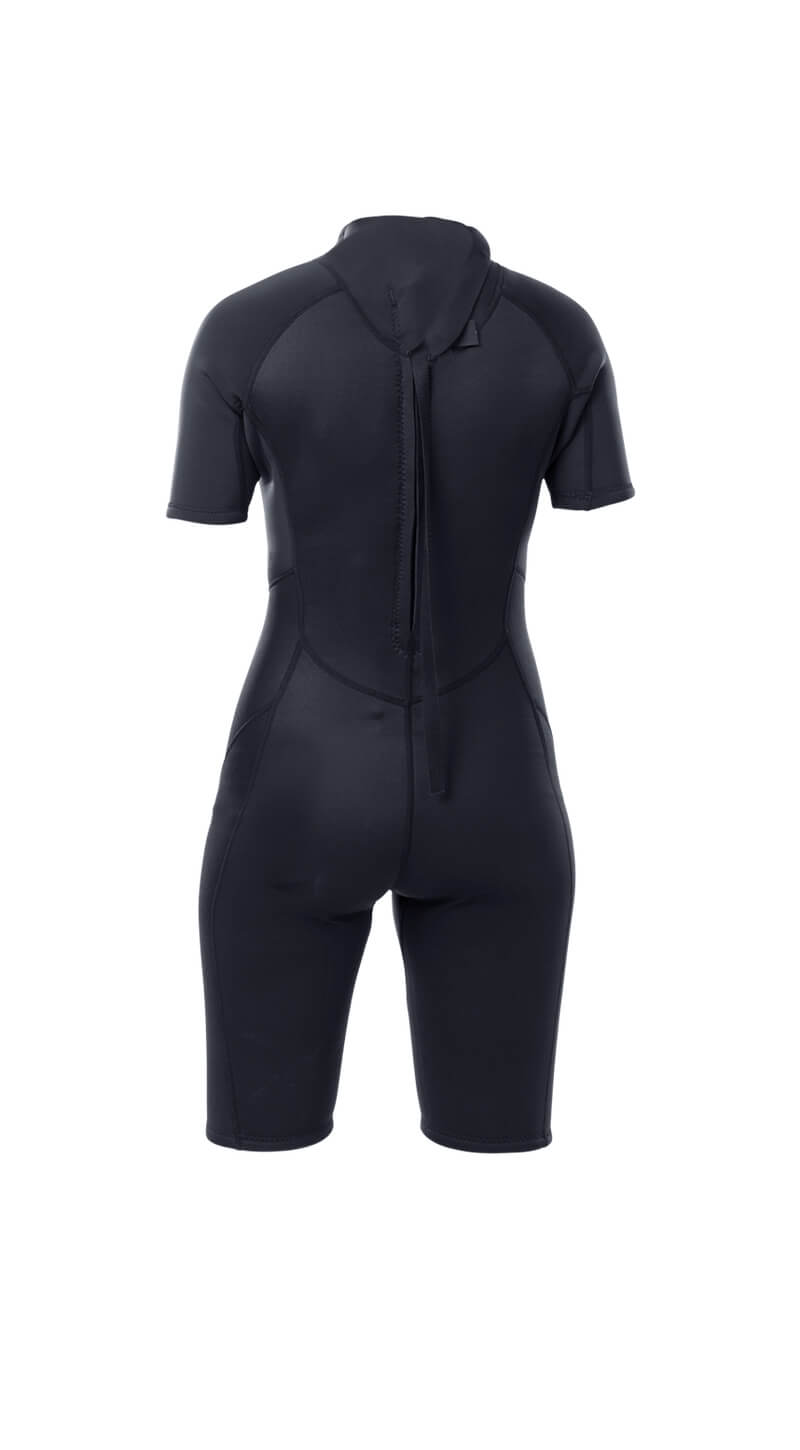 Womens Vital 2x2 Back-Zip Flatlock Springsuit - Volte Wetsuits Australia